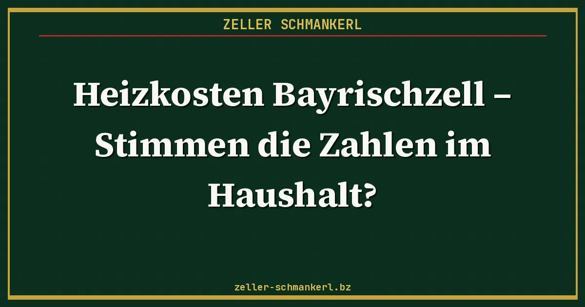 Heizkosten-Analyse