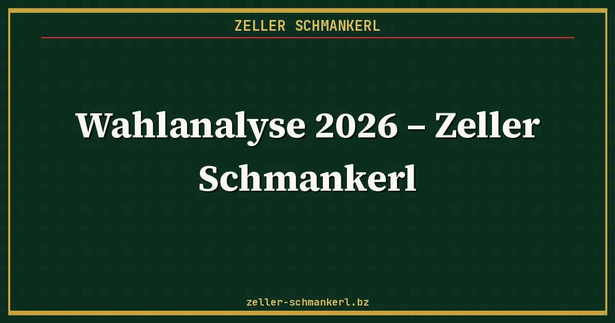 Wahlanalyse Bayrischzell